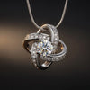 Celtic Knot™ Pendant — 18K White Gold | Diamond