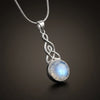 Celtic Mother™ Pendant — 18K White Gold | Moonstone