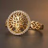 Tree of Life™ Ring — 18K Yellow Gold | Diamond