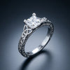 Trinity Knot™ Ring — 18K White Gold | Diamond